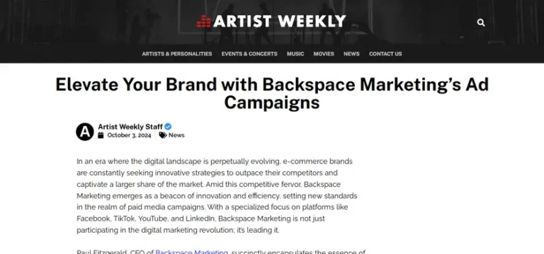 Elevate Your Brand with Backspace Marketing’s Ad Campaigns