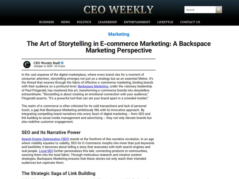 https://ceoweekly.com/the-art-of-storytelling-in-e-commerce-marketing/