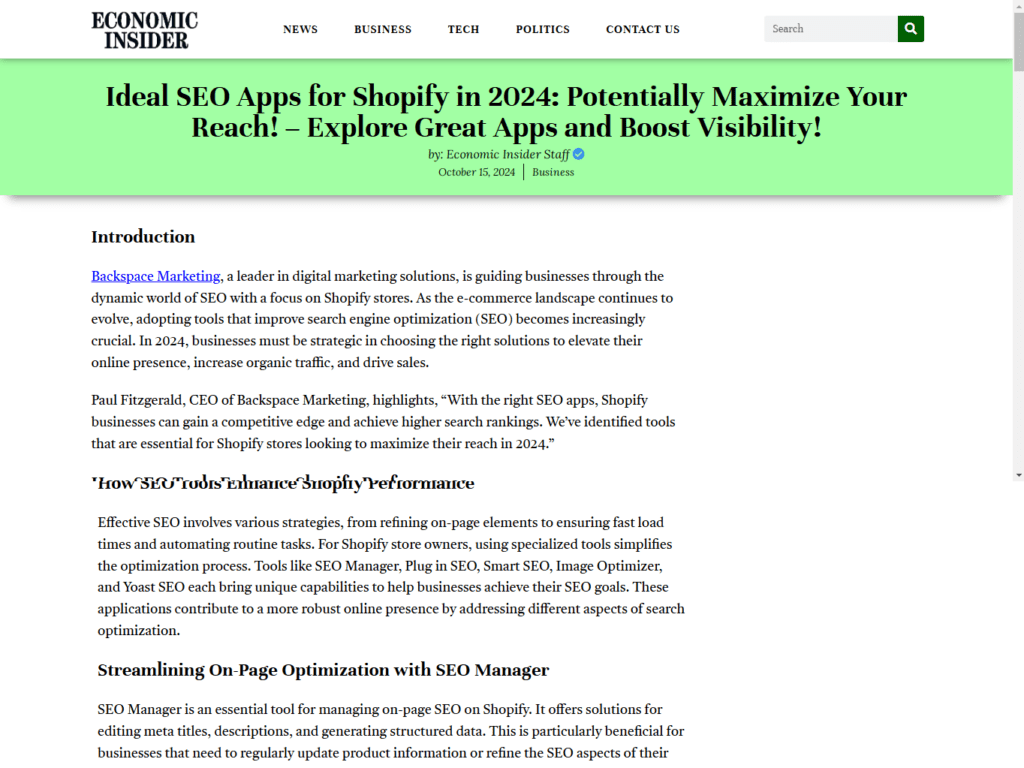 Ideal SEO Apps for Shopify in 2024: Potentially Maximize Your Reach! – Explore Great Apps and Boost Visibility!
