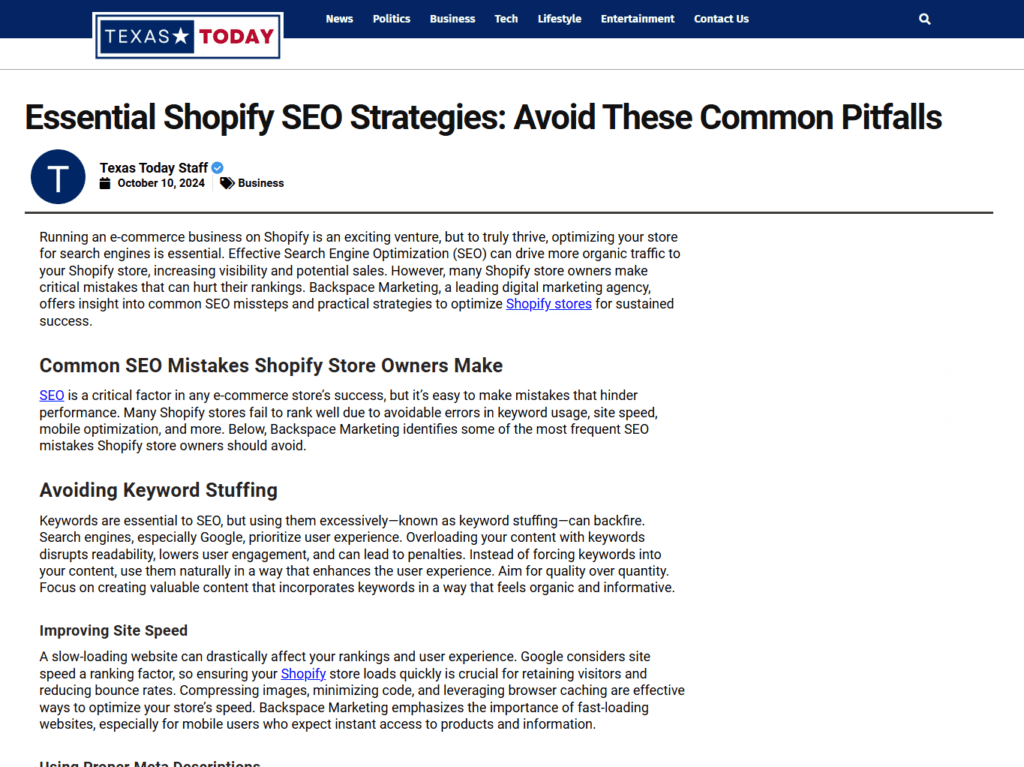 Essential Shopify SEO Strategies: Avoid These Common Pitfalls