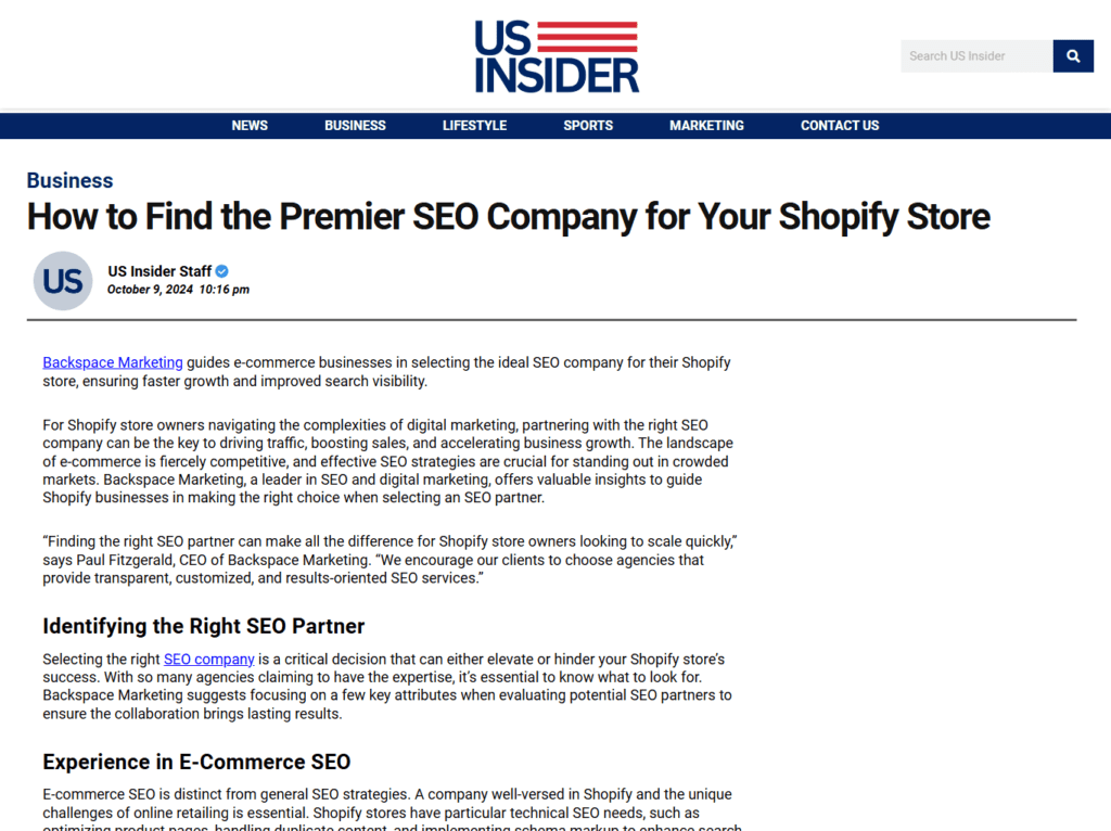 How to Find the Premier SEO Company for Your Shopify Store