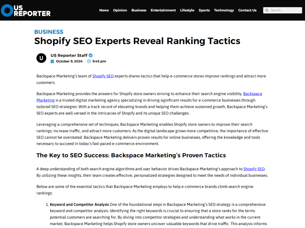 Shopify SEO Experts Reveal Ranking Tactics