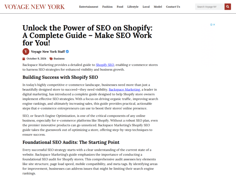 Unlock the Power of SEO on Shopify: A Complete Guide – Make SEO Work for You!