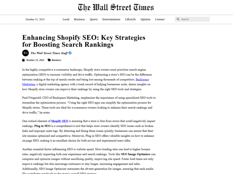 Enhancing Shopify SEO: Key Strategies for Boosting Search Rankings