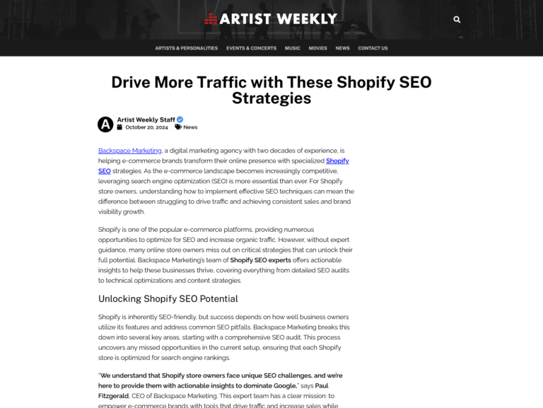 Drive More Traffic with These Shopify SEO Strategies