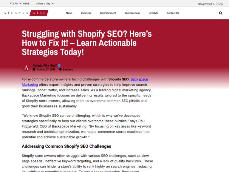 Struggling with Shopify SEO? Here’s How to Fix It! – Learn Actionable Strategies Today!