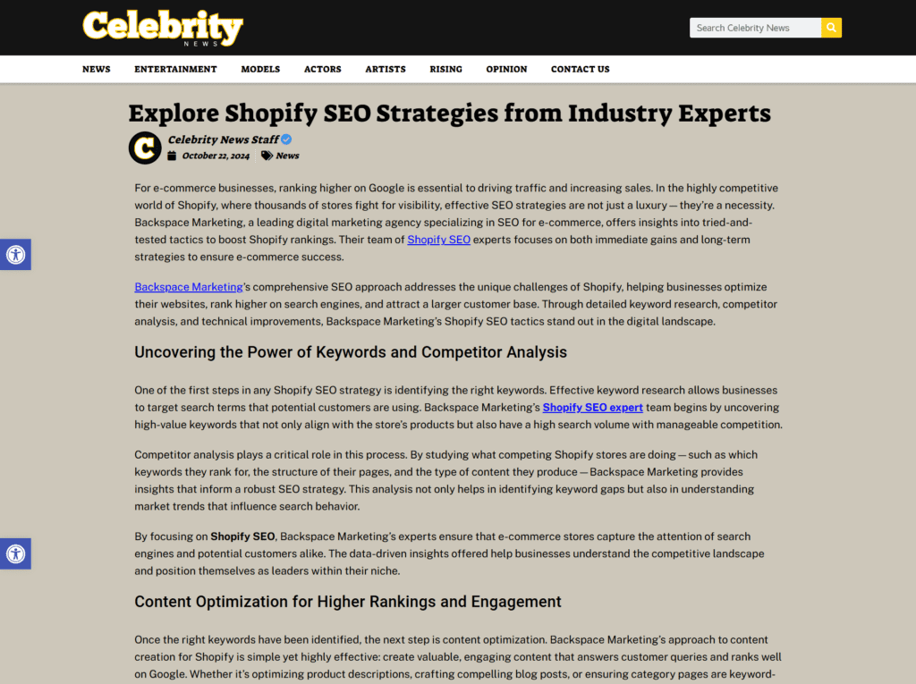 Explore Shopify SEO Strategies from Industry Experts