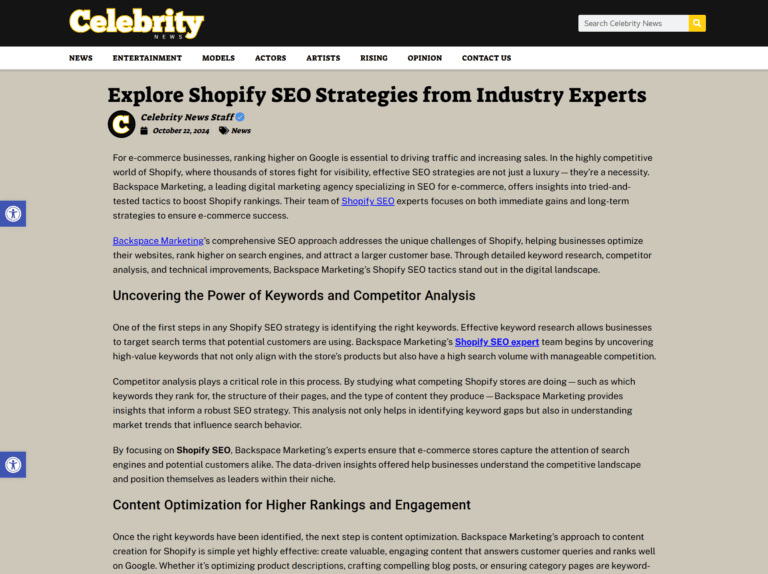 Explore Shopify SEO Strategies from Industry Experts