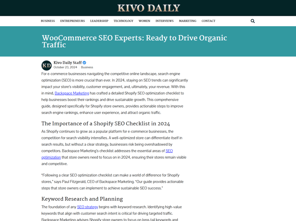 WooCommerce SEO Experts: Ready to Drive Organic Traffic