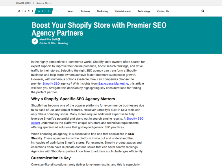 Boost Your Shopify Store with Premier SEO Agency Partners