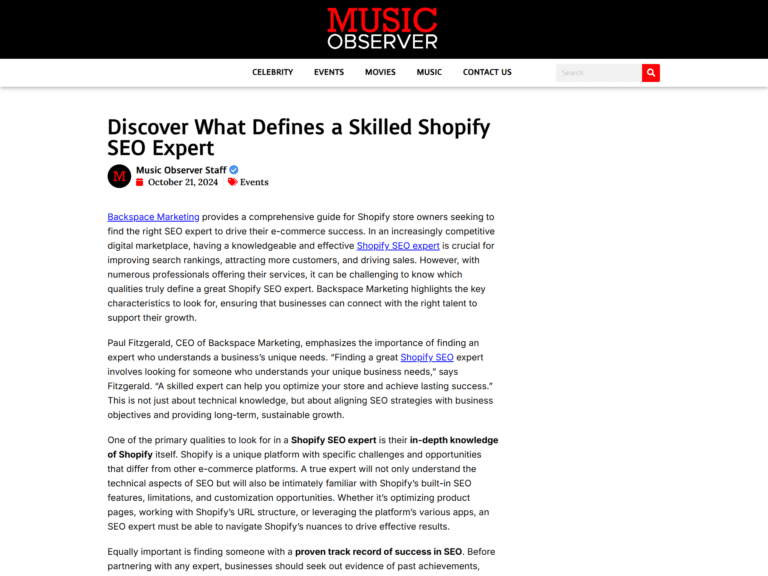 Discover What Defines a Skilled Shopify SEO Expert