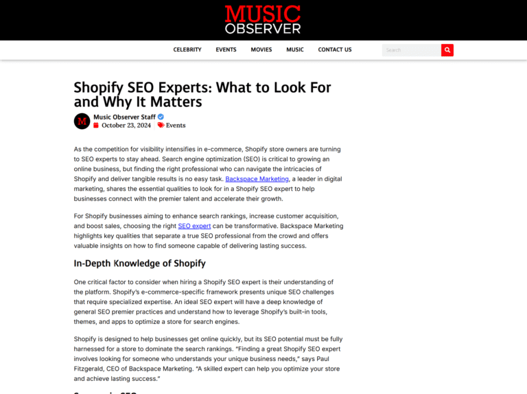 Shopify SEO Experts: What to Look For and Why It Matters