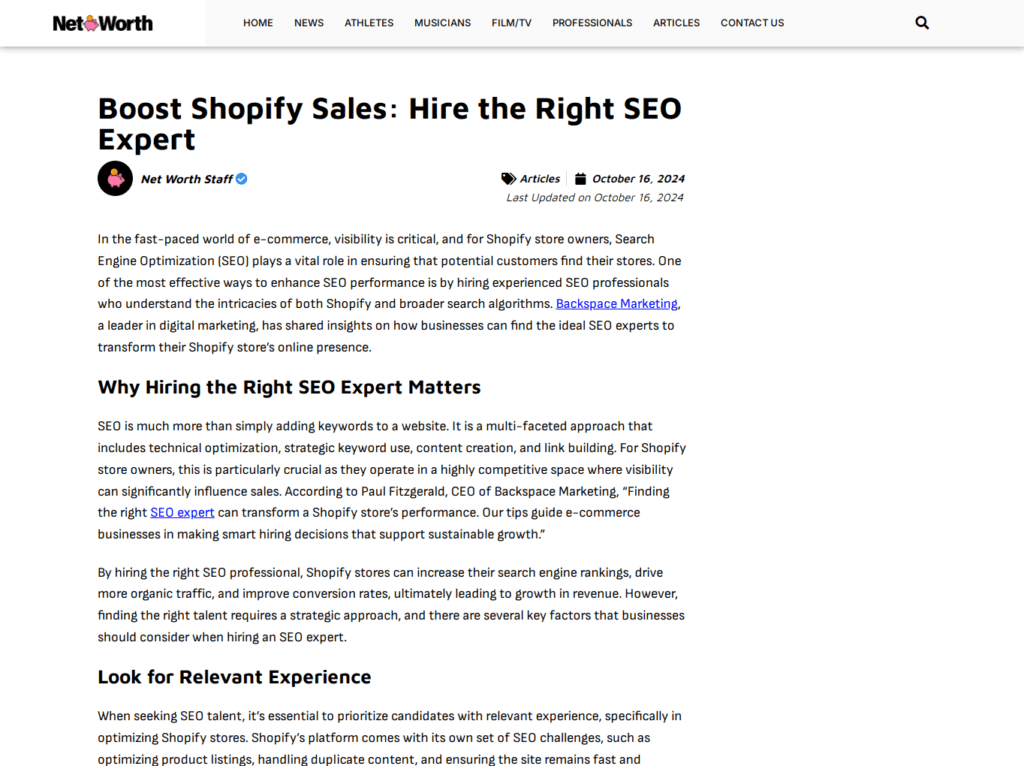 Boost Shopify Sales: Hire the Right SEO Expert