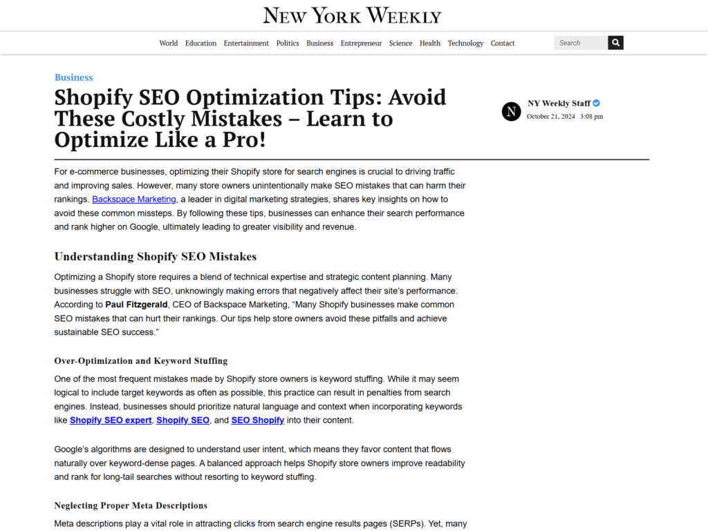 Shopify SEO Optimization Tips: Avoid These Costly Mistakes – Learn to Optimize Like a Pro!