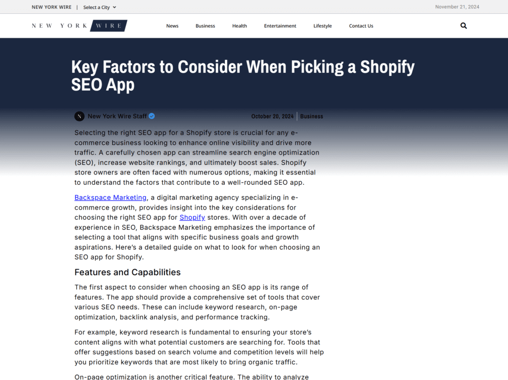 Key Factors to Consider When Picking a Shopify SEO App
