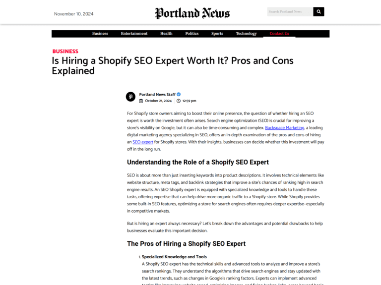 Is Hiring a Shopify SEO Expert Worth It? Pros and Cons Explained