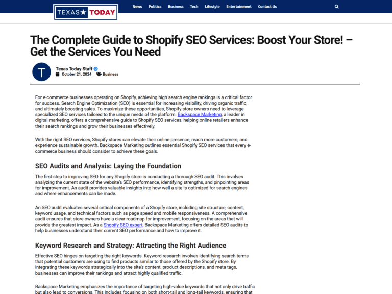 The Complete Guide to Shopify SEO Services: Boost Your Store! – Get the Services You Need