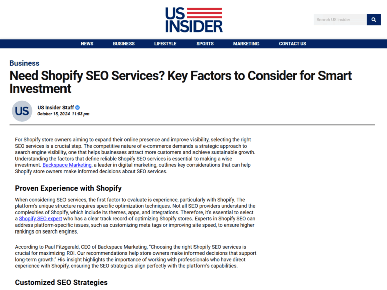 Need Shopify SEO Services? Key Factors to Consider for Smart Investment