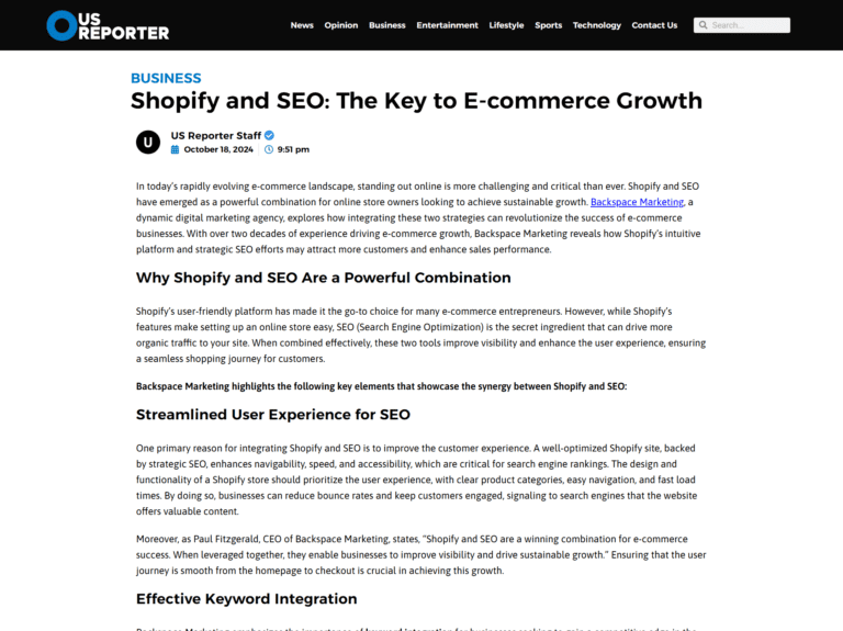 Shopify and SEO: The Key to E-commerce Growth