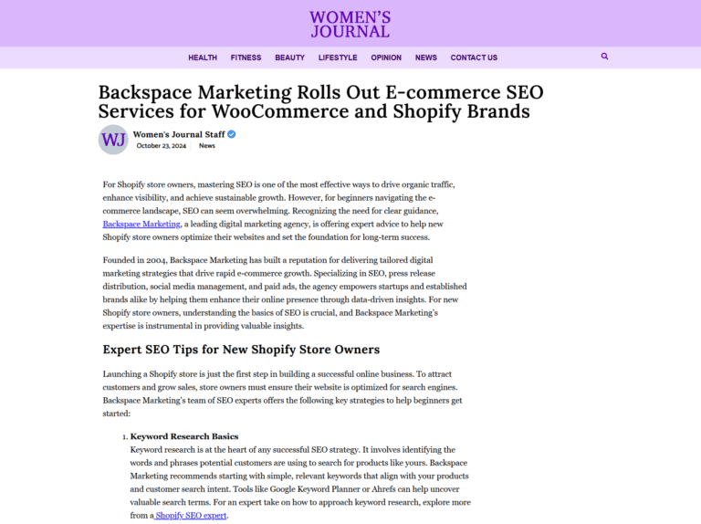 https://womensjournal.com/backspace-marketing-rolls-out-e-commerce-seo-services-for-woocommerce-and-shopify-brands/