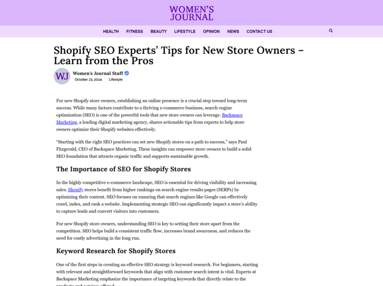 Shopify SEO Experts’ Tips for New Store Owners – Learn from the Pros