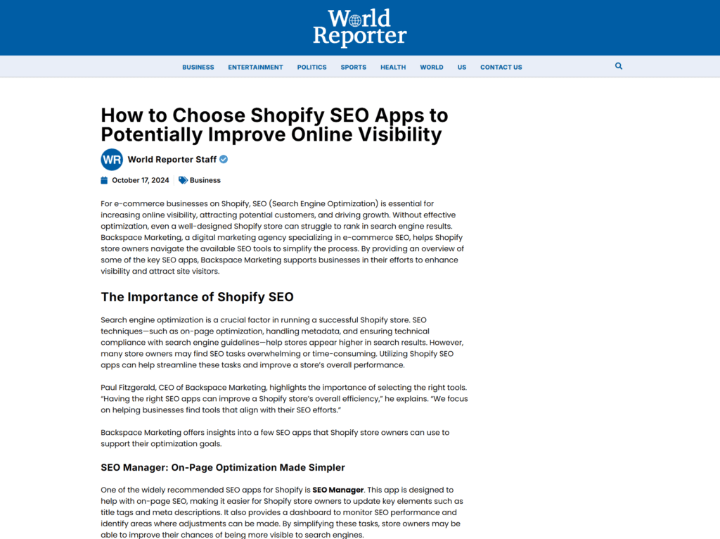 How to Choose Shopify SEO Apps to Potentially Improve Online Visibility