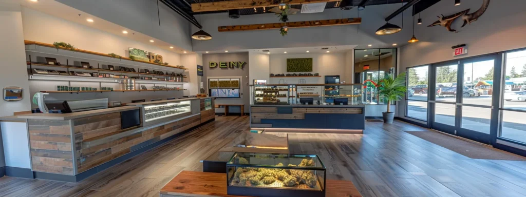 a vibrant cannabis dispensary website ranking high on search engines, attracting a diverse online audience with seo expertise.