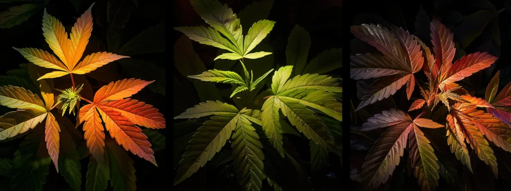 vibrant marijuana leaves illuminated by sunlight, showcasing the expertise of a premier cannabis seo agency in boosting dispensary visibility.