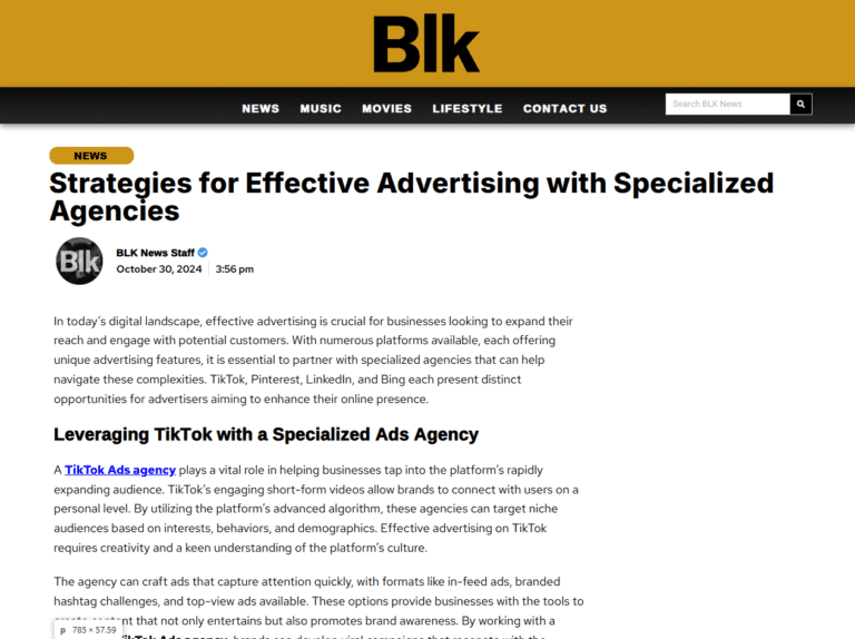 Strategies for Effective Advertising with Specialized Agencies