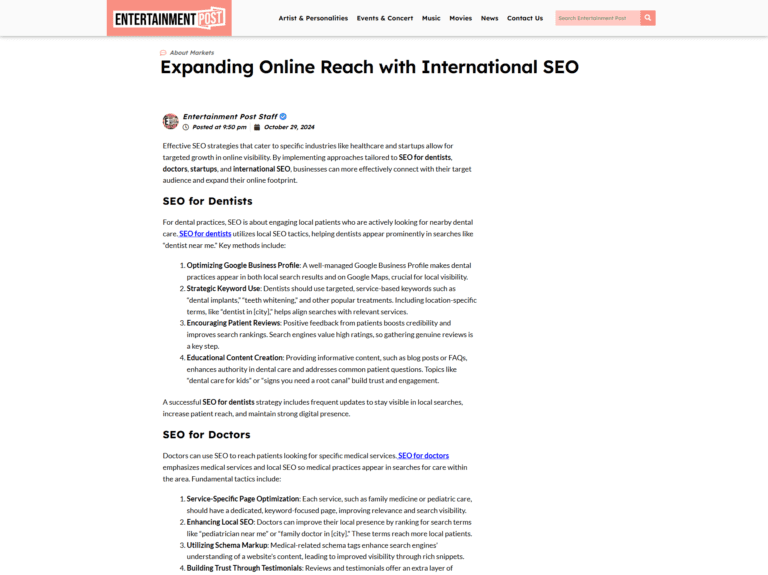 Expanding Online Reach with International SEO