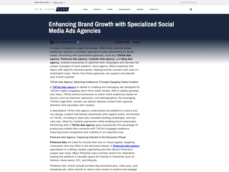 Enhancing Brand Growth with Specialized Social Media Ads Agencies