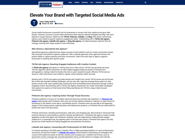 Elevate Your Brand with Targeted Social Media Ads